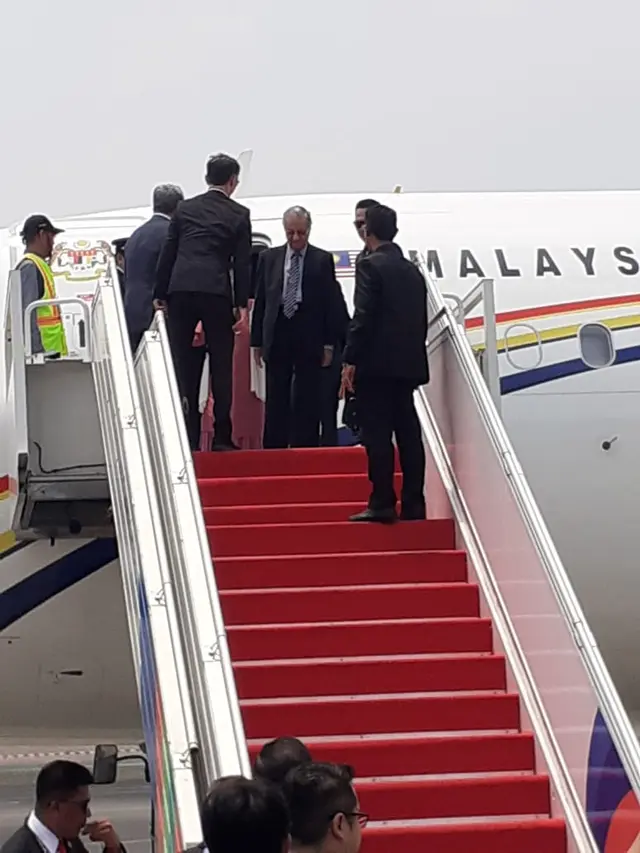 PM Malaysia, Dr. Mahathir Mohamad tiba di Jakarta