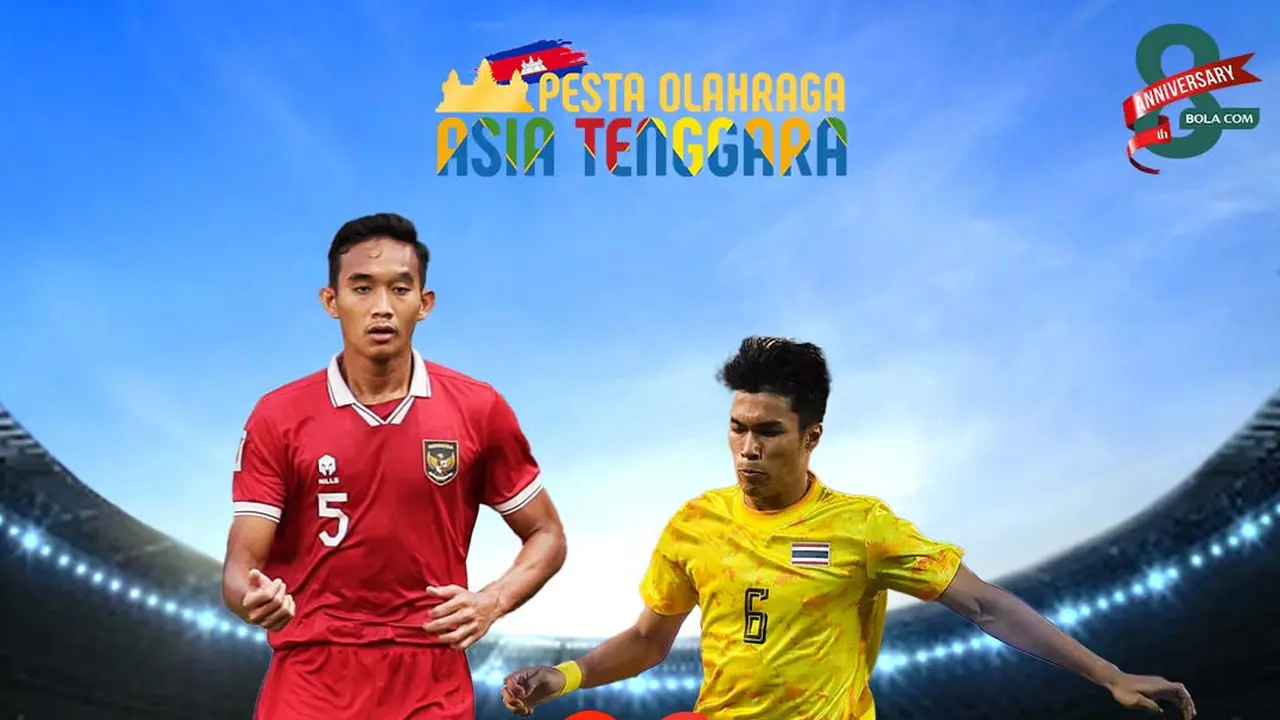 SEA Games - Timnas Indonesia Vs Thailand - Head to Head Kapten: Rizky Ridho Vs Airfan Doloh