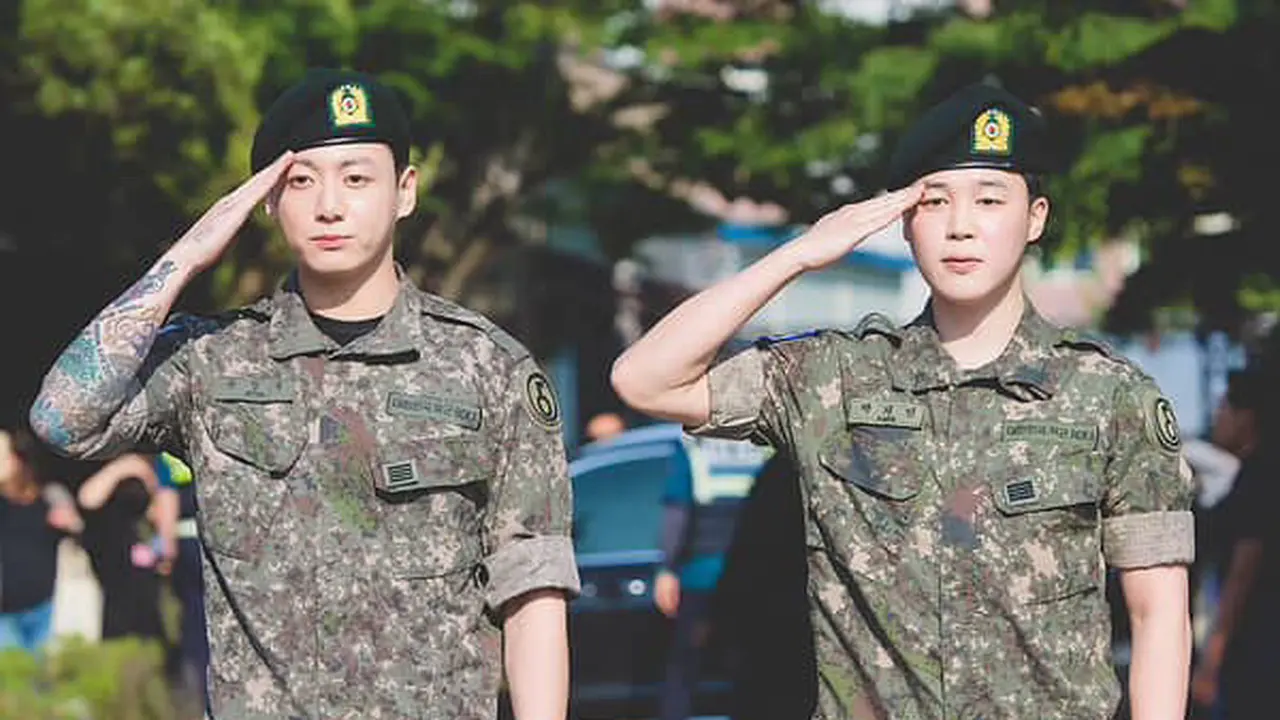 Jimin dan Jungkook BTS Tampil Lebih Cute Setelah Menuntaskan Wajib Militer, Sapa Para Army dengan Malu-Malu