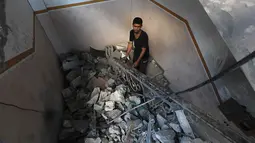 Israel terus melancarkan serangan udara dan daratnya untuk merebut Kota Gaza. (Eyad BABA/AFP)