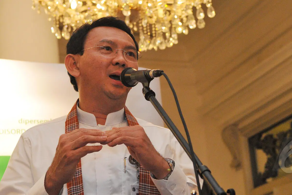 Ahok Gelar Jumpa Pers Lomba Lari Jakarta International 10K