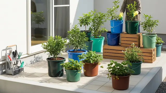 Cara Membuat Kebun Buah Pakai Ember di Rumah Tipe 36/Gemini AI