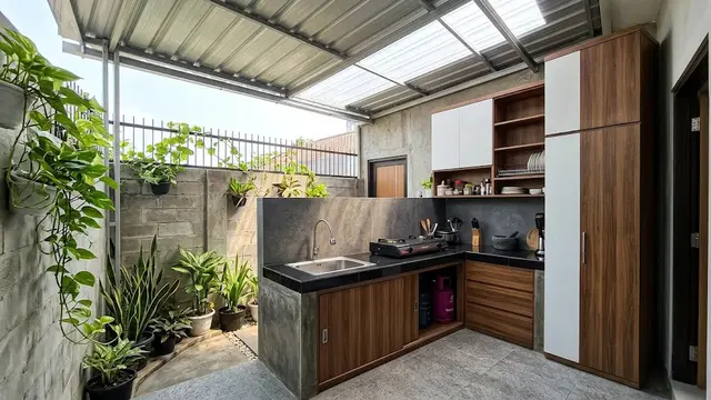 9 Desain Dapur Terbuka untuk Rumah Tipe 36, Hemat Ruang dan Tetap Nyaman