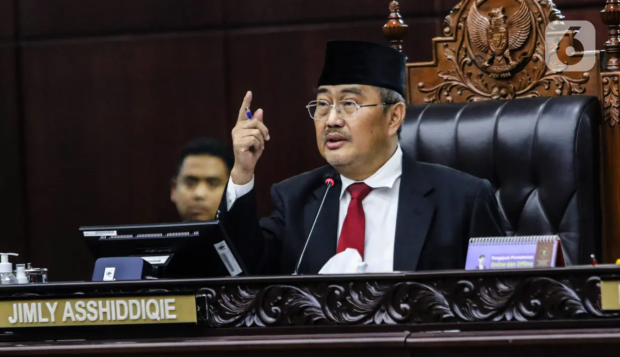 Dalam upaya penelusuran, pihaknya tidak dapat menemukan siapa yang menjadi oknum hakim konstitusi yang membocorkan informasi RPH ke Majalah Tempo. (Liputan6.com/Angga Yuniar)