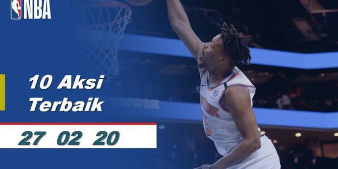 VIDEO: 10 Aksi Terbaik NBA 27 Februari 2020, Slam Dunk Dennis Smith Jr