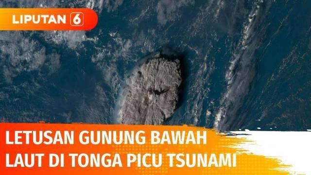 Letusan gunung api bawah laut di Tonga telah memicu terjadinya tsunami yang menerjang negara di kawasan Samudera Pasifik pada Minggu (16/01). Dampak tsunami di Tonga sendiri belum diketahui karena prasarana komunikasi terputus.
