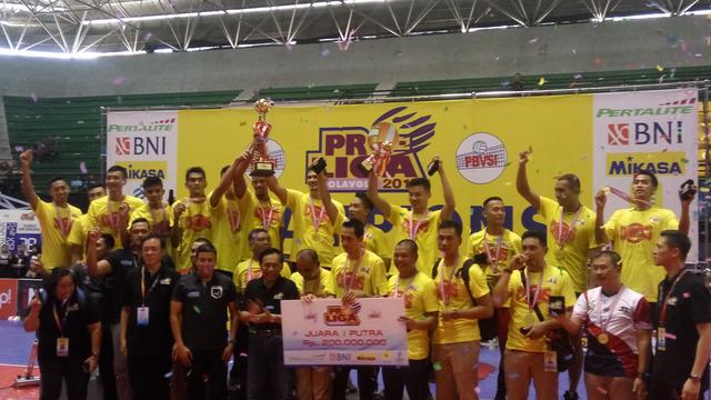 Surabaya Bhayangkara Samator juara Proliga 2018