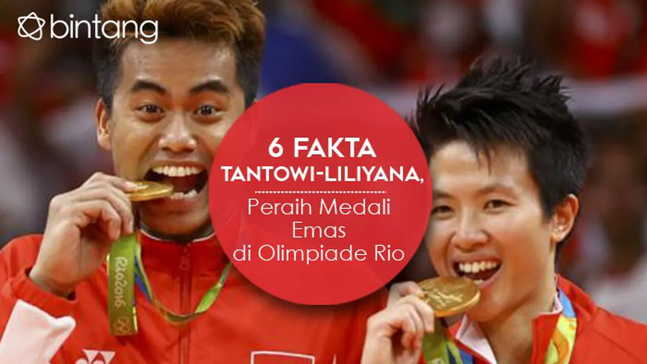 [bintang] 5 Fakta Tantowi-Liliyana, Peraih Medali Emas di Olimpiade Rio