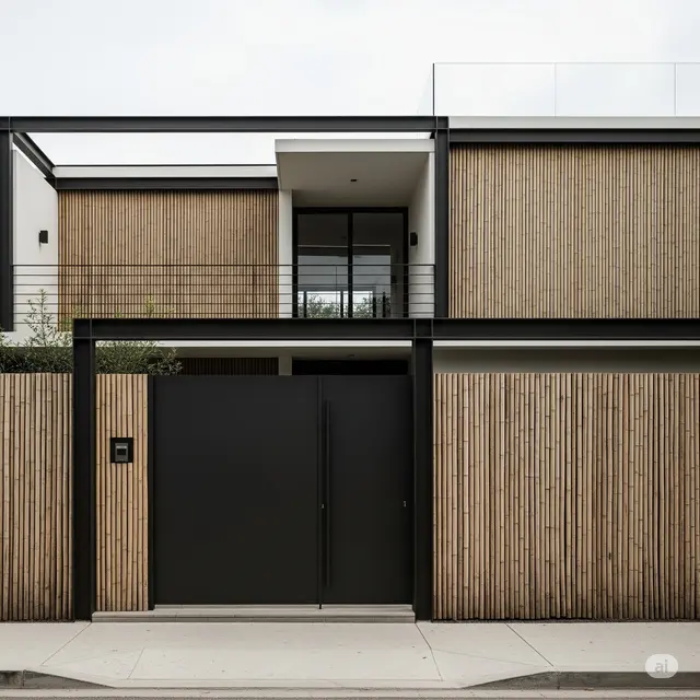 Desain Depan Rumah Sederhana Tapi Mewah. Foto: Gemini