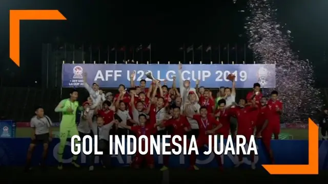 Timnas Indonesia U-22 sukses meraih gelar juara Piala AFF U-22 2019 setelah meraih kemenangan 2-1 atas Thailand di pertandingan final yang digelar di Olympic Stadium, Phnom Penh, Kamboja.