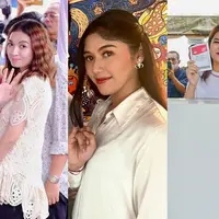 Selvi Ananda, Erina Gudono, dan Kahiyang Ayu turut menggunakan hak suaranya di Pemilu 2024. Hadir di TPS yang telah ditunjuk, penampilan ketiganya mencuri perhatian [@gibran_rakabuming @kaesangp @bobbynst]