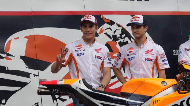 AHM Pastikan Logo Satu Hati Masih Melekat pada Marquez-Pedrosa 