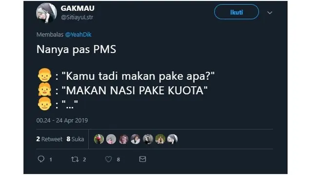 Drama Warganet Saat Nanya Makan Pas PMS