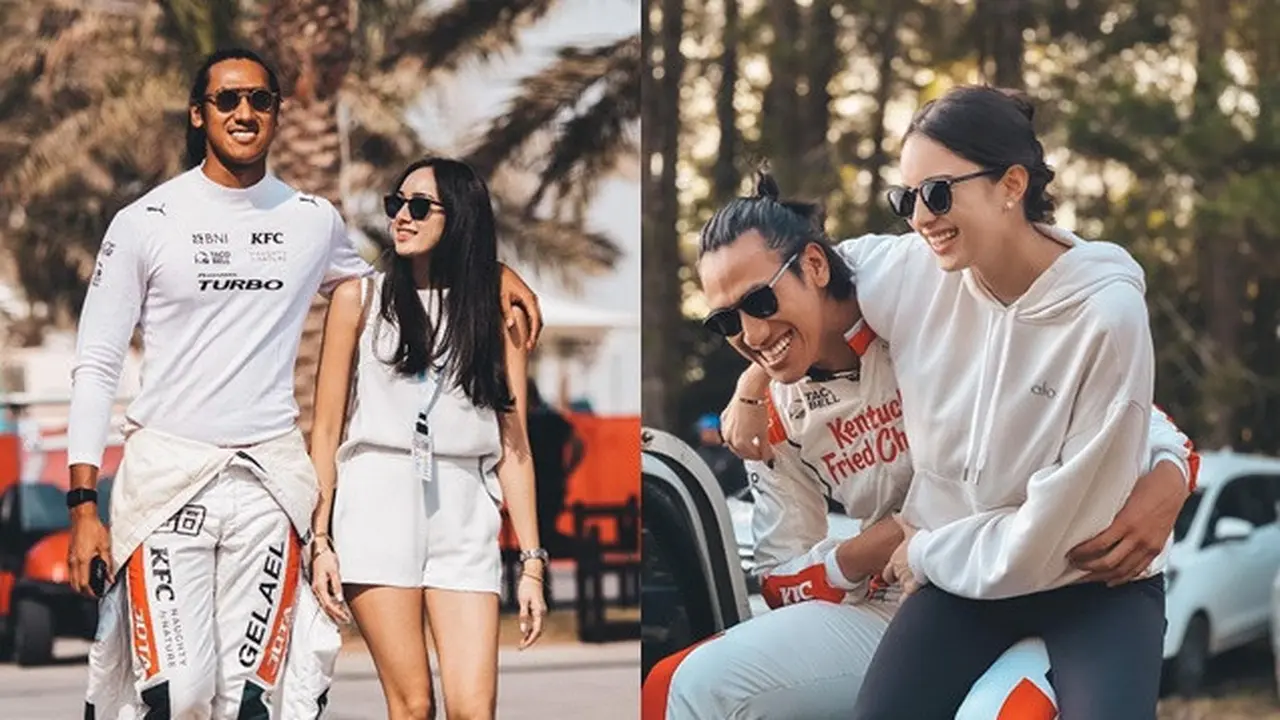 Pacari Sepupu Dian Sastro, Ini 6 Potret Mesra Sean Gelael dan Naarah Joesoef
