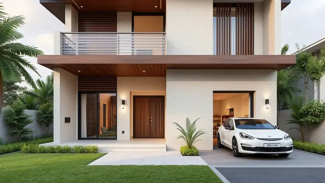 12 Model Rumah Tampak Depan Kaca Terbaru 2025, Pencahayaan Alami Maksimal