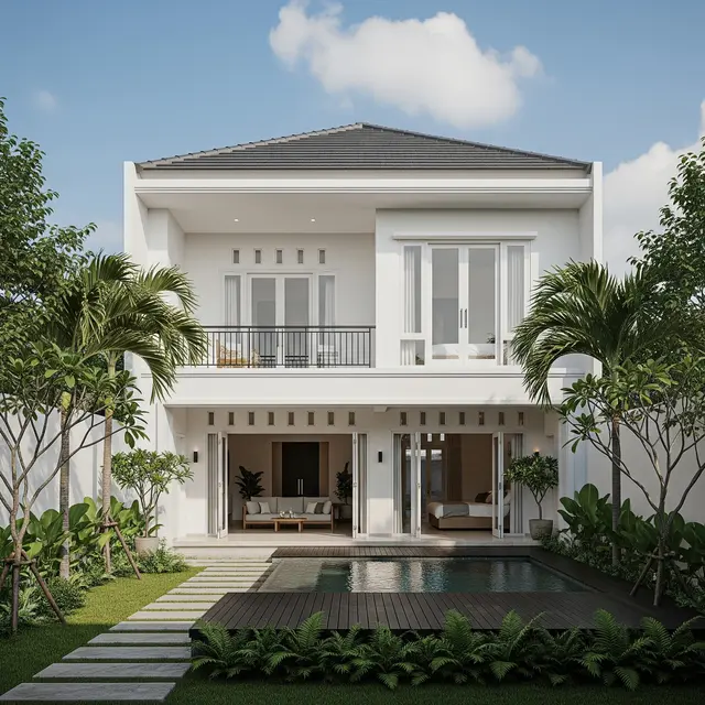 Gambar Rumah Minimalis 2 Lantai Elegan Minimalis