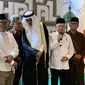 Wakil Presiden Ma’ruf Amin saat ditemui awak media di Grand Sahid Jaya, Jakarta, Selasa (7/5/2024). (Liputan6.com/Delvira Hutabarat)