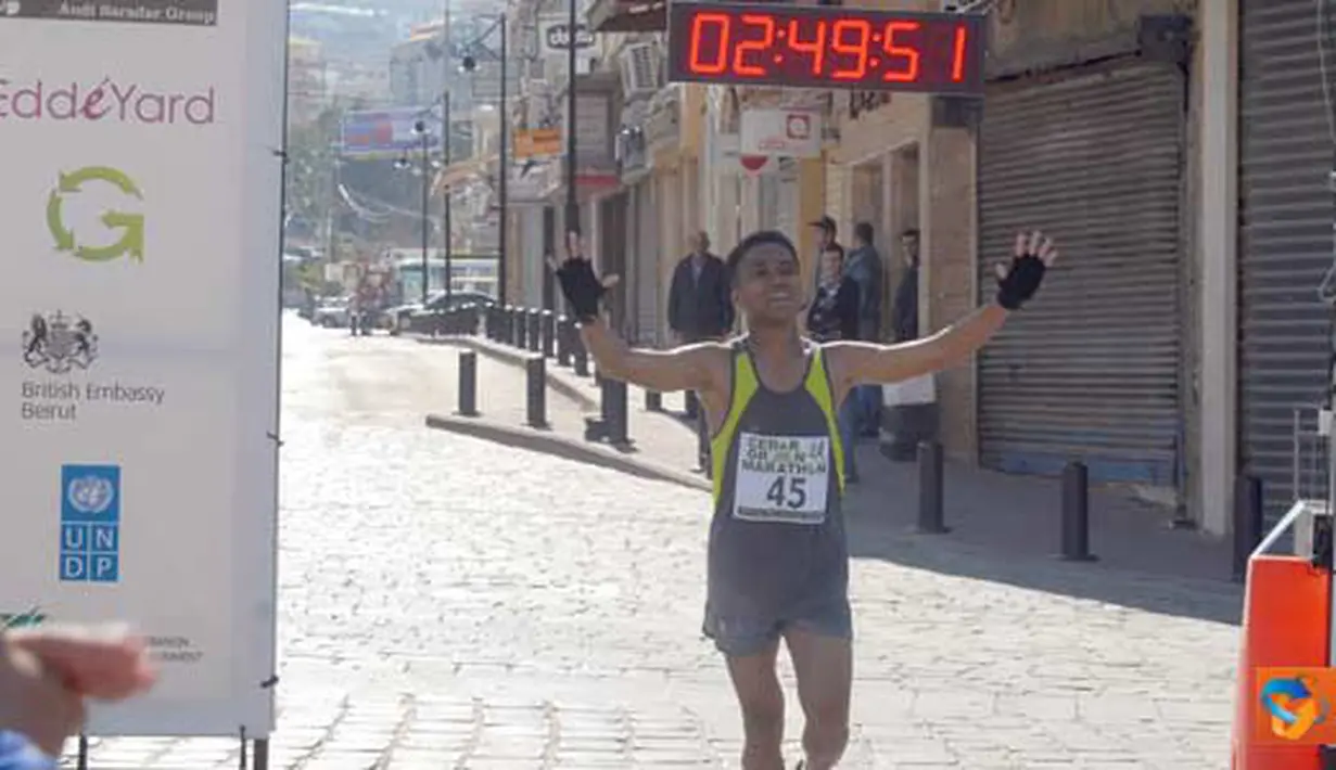 Citizen6, Lebanon: Prajurit Indobatt, Praka Yusriadin, menang lomba marathon dan menempati posisi ketiga dan berhak mendapatkan tropi, medali perunggu serta uang pembinaan sebesar $500. (Pengirim: Badarudin Bakri Badar)