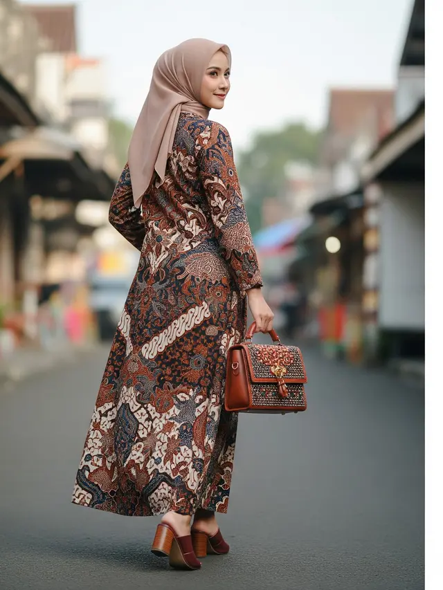 Mix anda Match Gamis Sepatu Tas