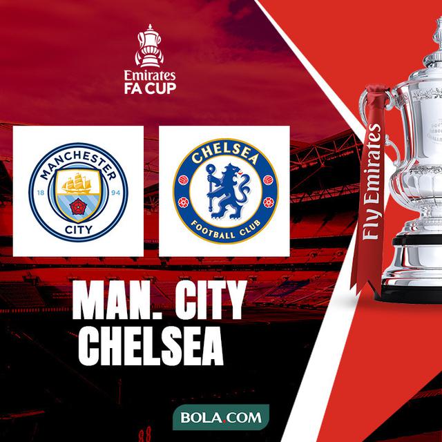 Piala FA - Man City Vs Chelsea