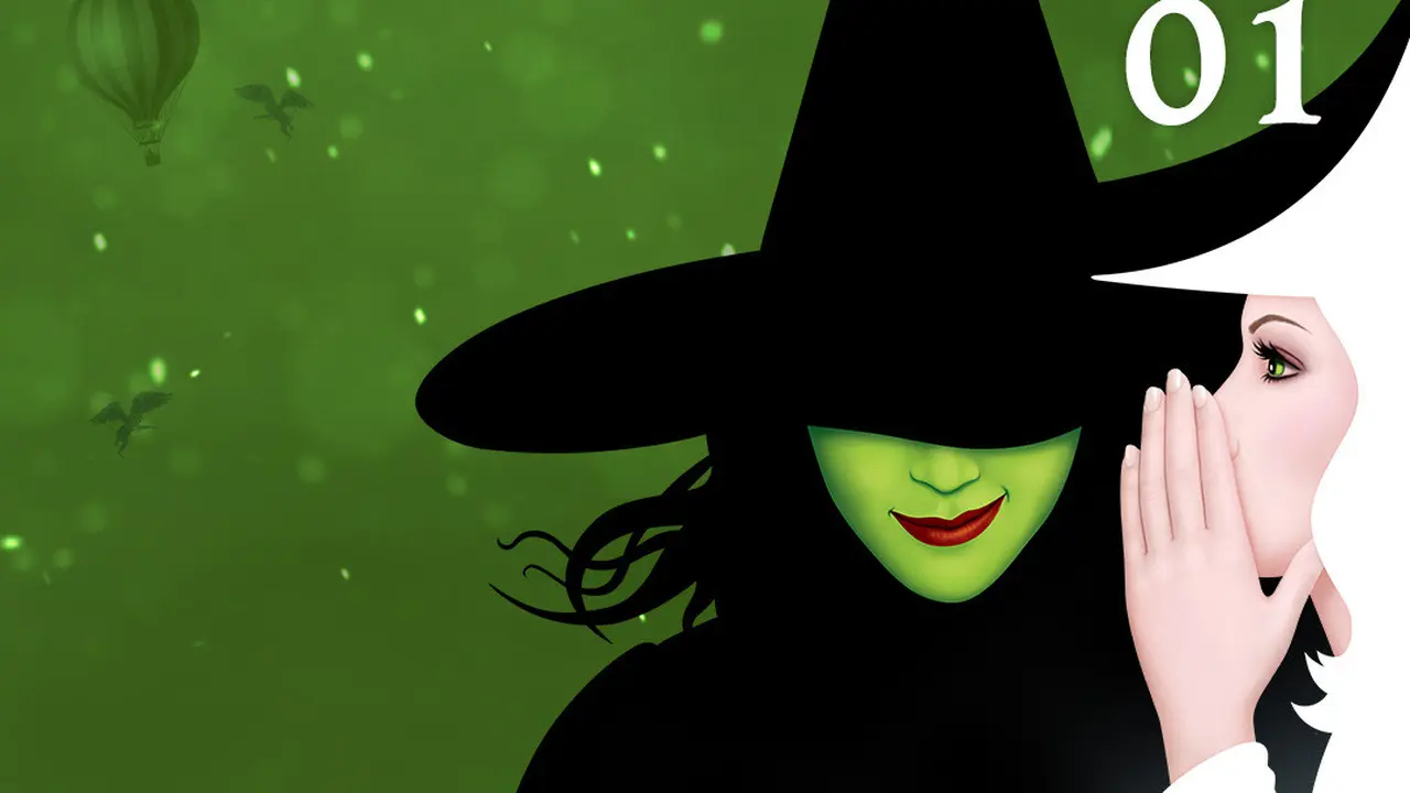 Poster teater musikal Wicked. (Instagram/ wicked_musical)