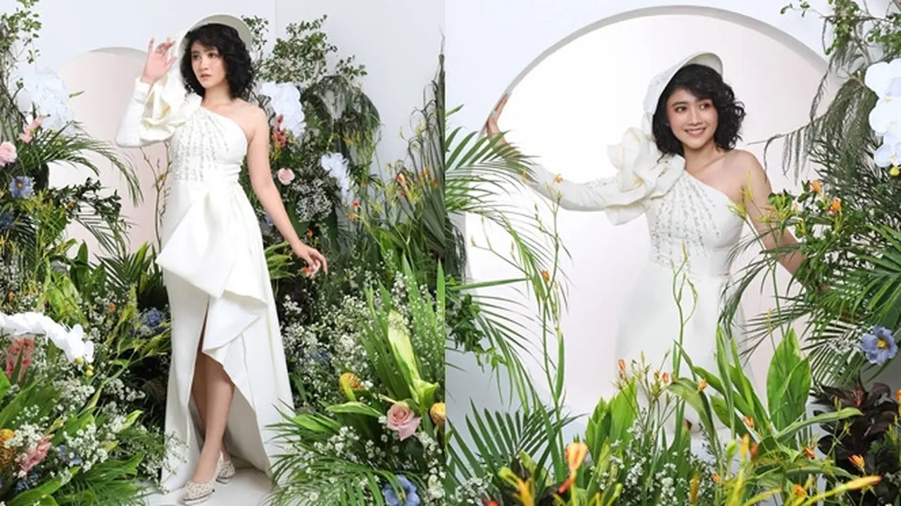 6 Gaya Pemotretan Terbaru Febby Rastanty, Memesona Bak Noni Belanda