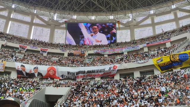 Kampanye Akbar Anies Baswedan di JIS