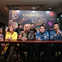 Preskon film Knight Kris (Adrian Putra/bintang.com)