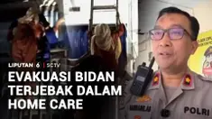 Seorang bidan terjebak di dalam sebuah home care di Kota Tangerang Selatan, Banten. Korban yang terperangkap di lantai dua bangunan dievakuasi menggunakan tangga oleh petugas gabungan polisi dan damkar. Pintu bangunan diduga sengaja dikunci dari luar...