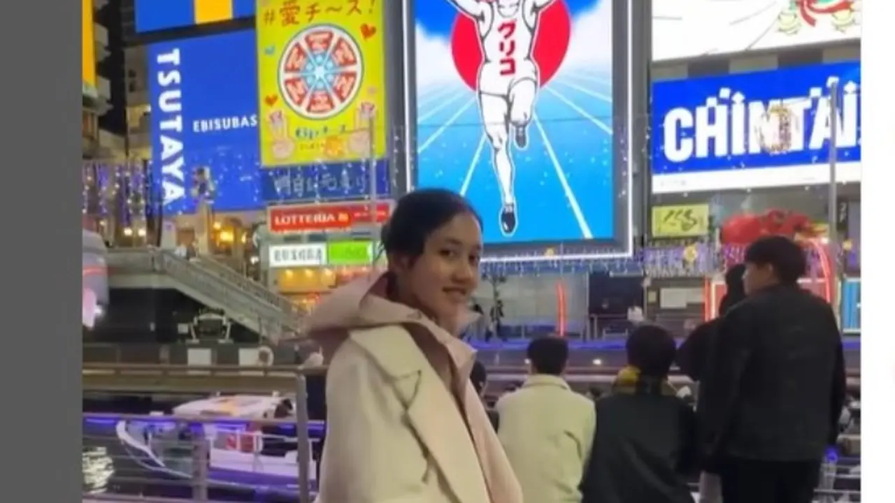 Vania Karyawan Minimarket yang Fasih Berbahasa Jepang Kini Sudah Berada di Osaka.  foto; Instagram @indomaret