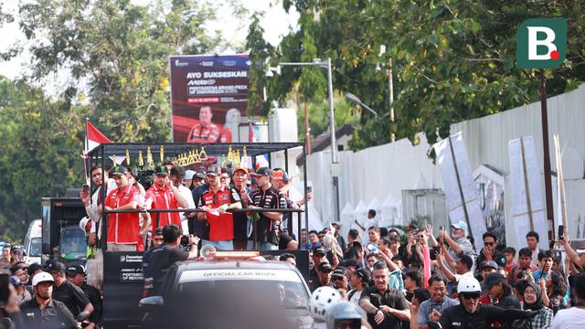 Parade Pembalap Jelang MotoGP Mandalika 2025