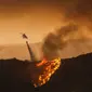 Kebakaran hutan di Los Angeles, Amerika Serikat (AFP)