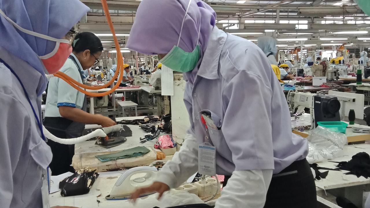 Pekerja PT Sri Rejeki Isman Tbk. (Dok Sritex)