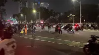 Kondisi Terkini Medan Merdeka Selatan Usai Demo Mahasiswa Trisakti