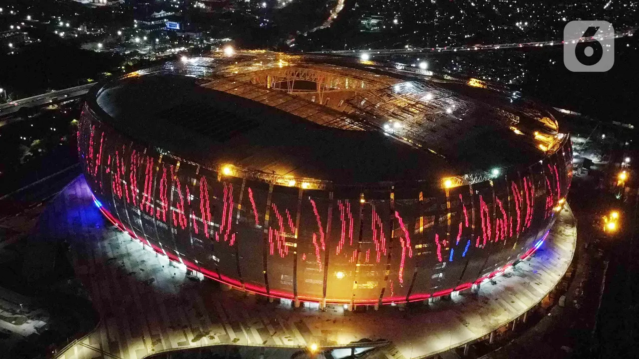 FOTO: Progres Pembangunan Jakarta International Stadium Capai 98,6 Persen