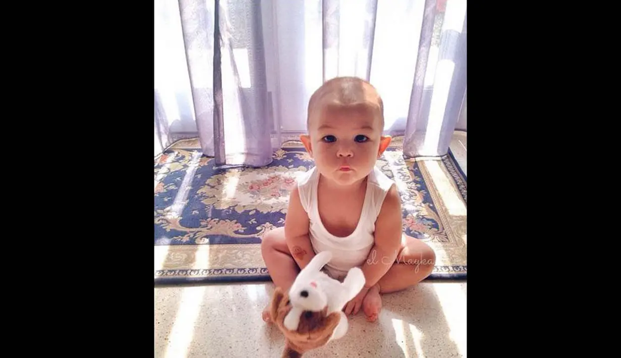 El-Mayka Rifat Sungkar yang lahir pada 25 Januari 2014 itu kini memiliki akun Instagram sendiri. (instagram.com/el.mayka)