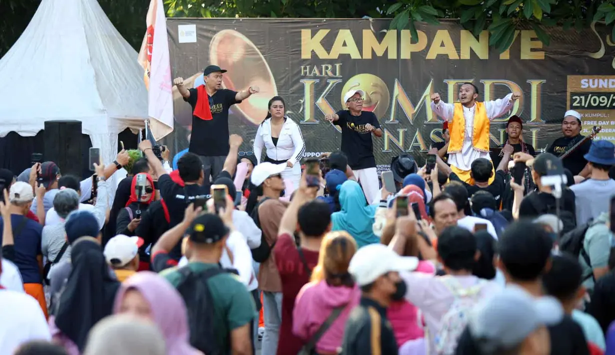 Penetapan ini menjadi pengakuan bahwa komedi adalah bagian tak terpisahkan dari kehidupan masyarakat Indonesia dan memiliki peran penting di tengah masyarakat. (Kapanlagi.com/Budy Santoso)