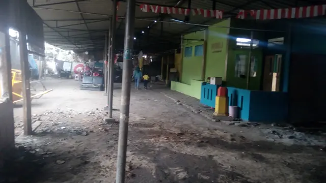 Stasiun kereta api Garut kota berubah menjadi pasar Mandalagiri