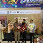 Peluncuran Buku Batik Durian di Gramedia Matraman, Minggu 10 Oktober 2023. (Liputan6.com/Winda Syifa Sahira)