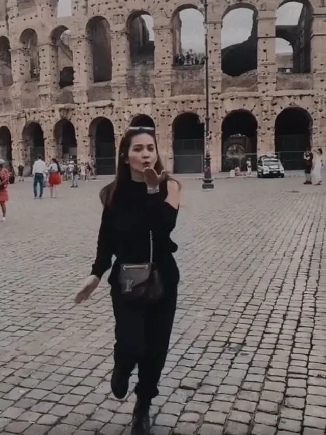 Cut Tary ke Italia (Instagram @cuttaryofficial)