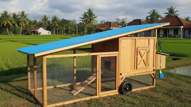 Inspirasi Kandang Portable yang Mudah Dipindah saat Musim Hujan