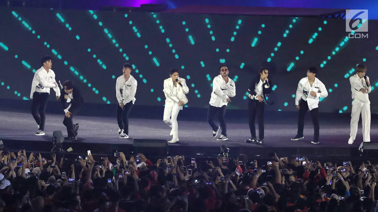 Simak Lagi Aksi Super Junior di Penutupan Asian Games 2018