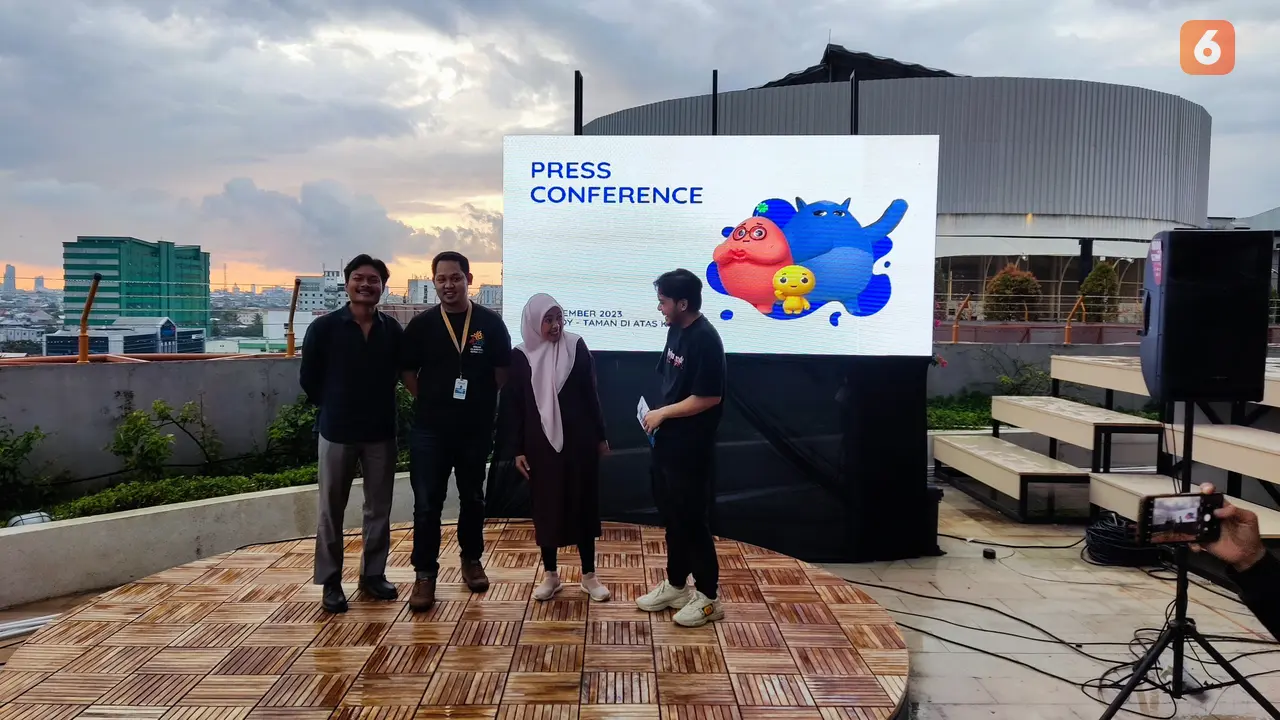 Ja & Joy bersama Nipah Park hadirkan 'Taman di Atas Kota'  (Liputan6.com/Fauzan)