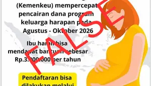 Cek Fakta: Tidak Benar Link Pendaftaran Bansos PKH Ibu Hamil