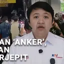 Perjuangan 'Anker', Berdesakan Sampai Terjepit