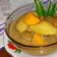 ilustrasi kolak pisang, singkong, kolang kaling/craftlog.com