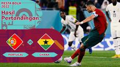 Berita motion grafis laga Grup H Piala Dunia 2022 antara Timnas Portugal melawan Ghana yang berakhir dengan skor 3-2, Kamis (24/11/2022) malam hari WIB.