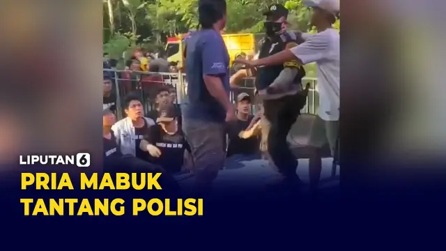 Viral di Medsos, Warga dalam Kondisi Mabuk Tantang Polisi