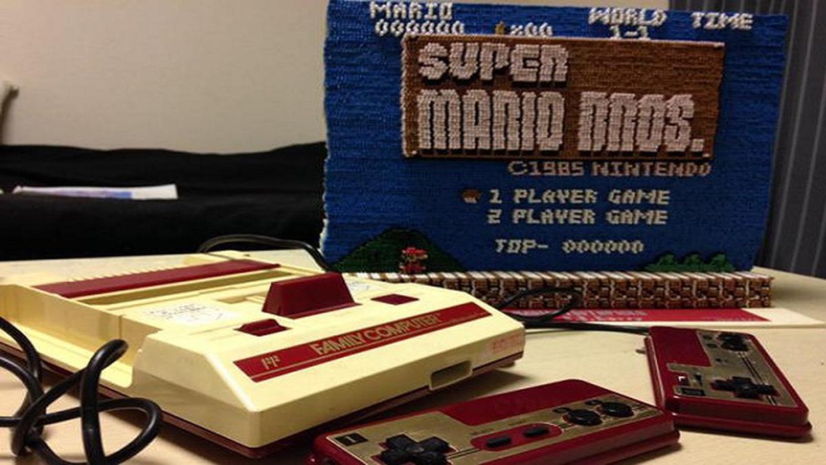 Keren, Tampilan Game Super Mario Dibuat dari Tusuk Gigi