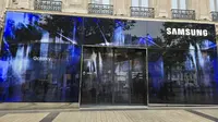 Toko Samsung di Champ Elysees yang diubah menjadi ruang experience kece sambut Olimpiade Paris. (Liputan6.com/Agustin Setyo Wardani)